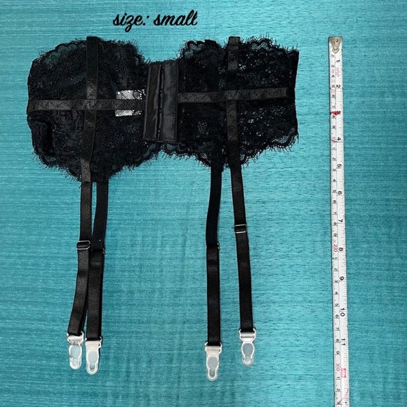 * NEW * Sexy Lingerie Bra Thong Set Lace Garter Belt Conjuntos Slutty Costume - Picture 9 of 16